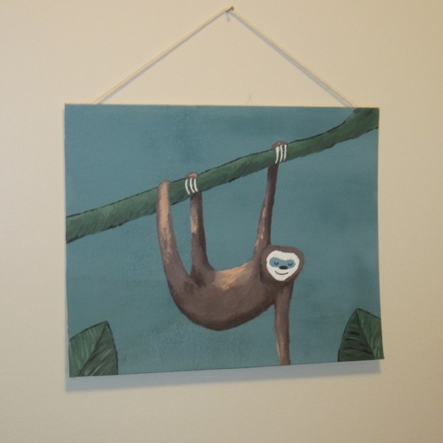 sloth painting 1