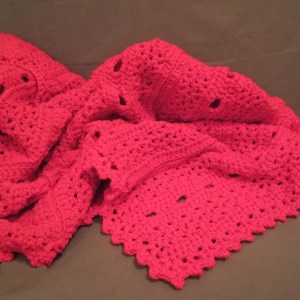 Love and War Chunky Throw free crochet pattern